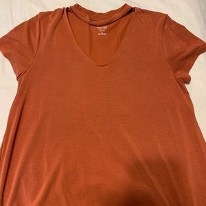 Orange shirt